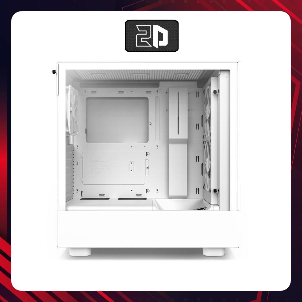 Vỏ case NZXT H5 FLOW WHITE (Màu Trắng)
