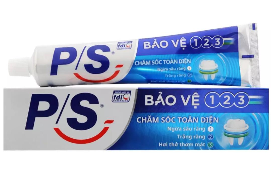 [HCM]kem đánh răng p/s 123 chăm sóc toàn diện 180gr