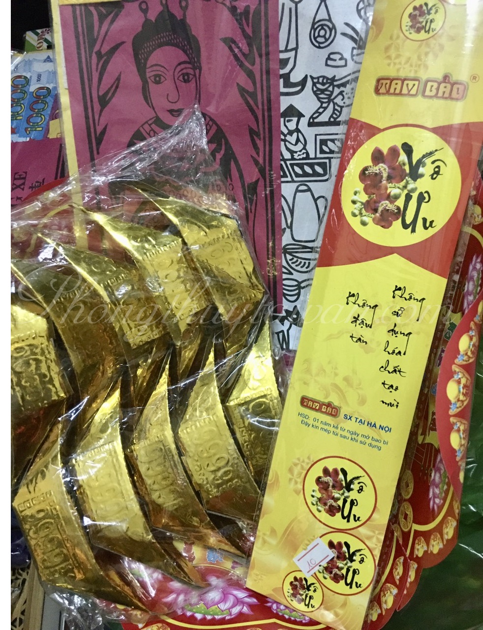 Combo giấy Cúng Xe đầy đủ - 2 loại