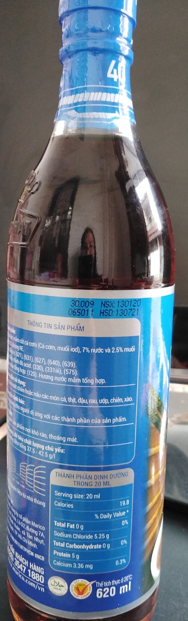 Nước mắm cá cơm Thuận Phát 40 độ 620ml