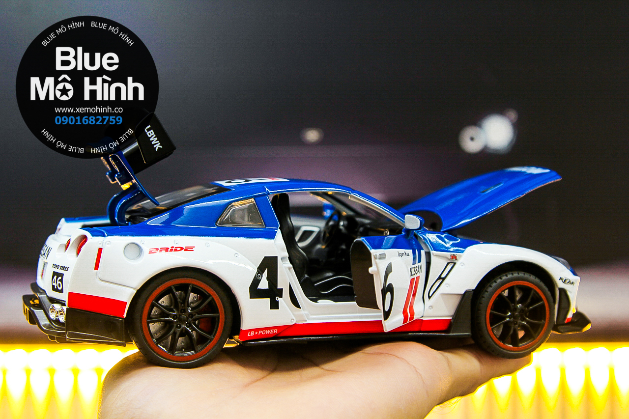 Blue mô hình | Xe mô hình Nissan GTR 1:24
