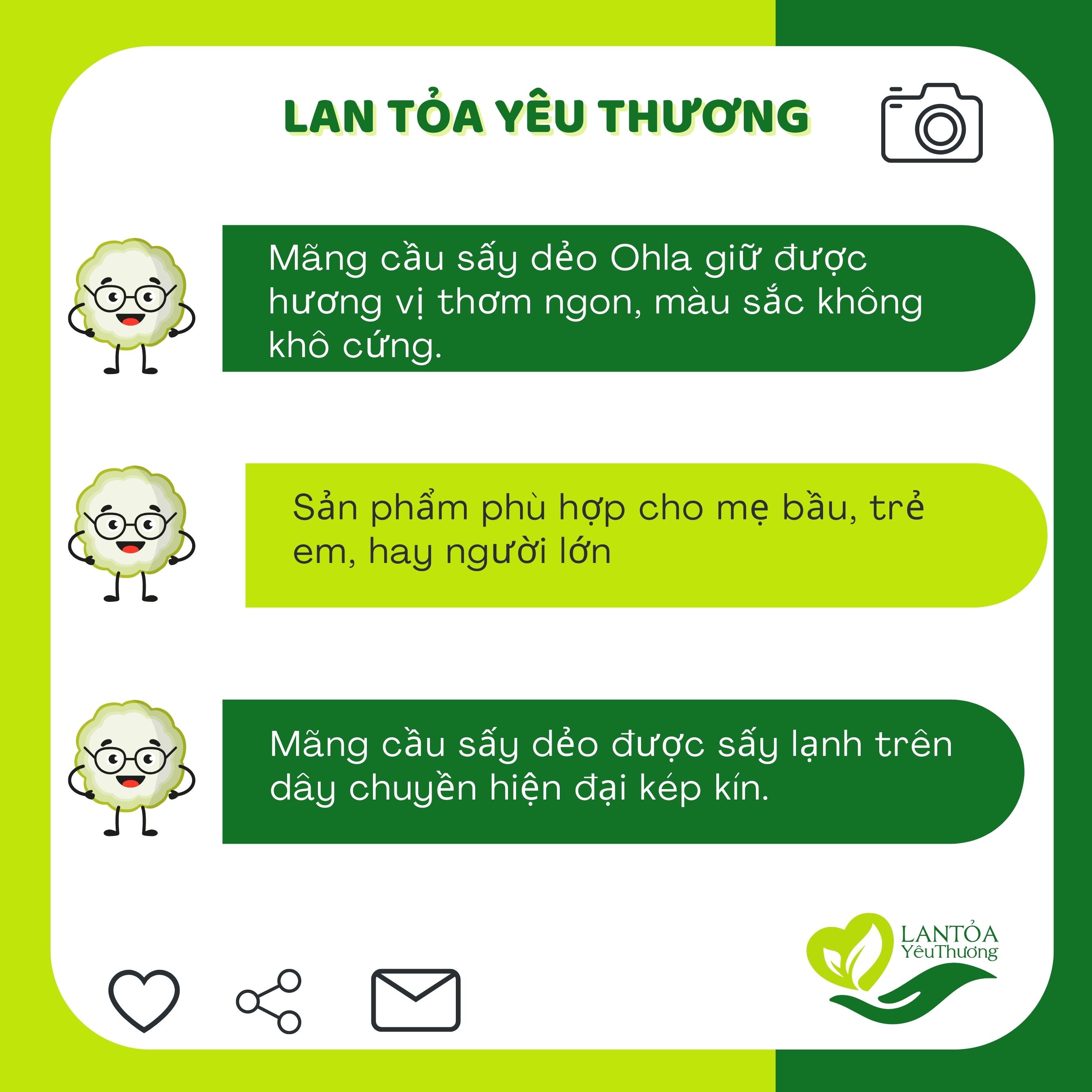 Mãng cầu sấy dẻo Ohla 100g