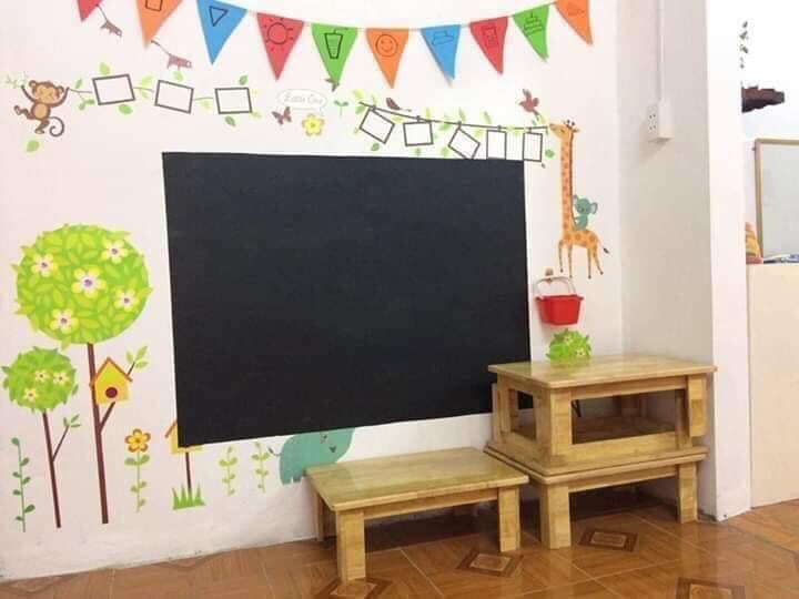 GOODMAKET-Bảng viết dán tường-Decal Bảng Đen ,xanh Viết Phấn-BẢNG HỌC CHO BÉ