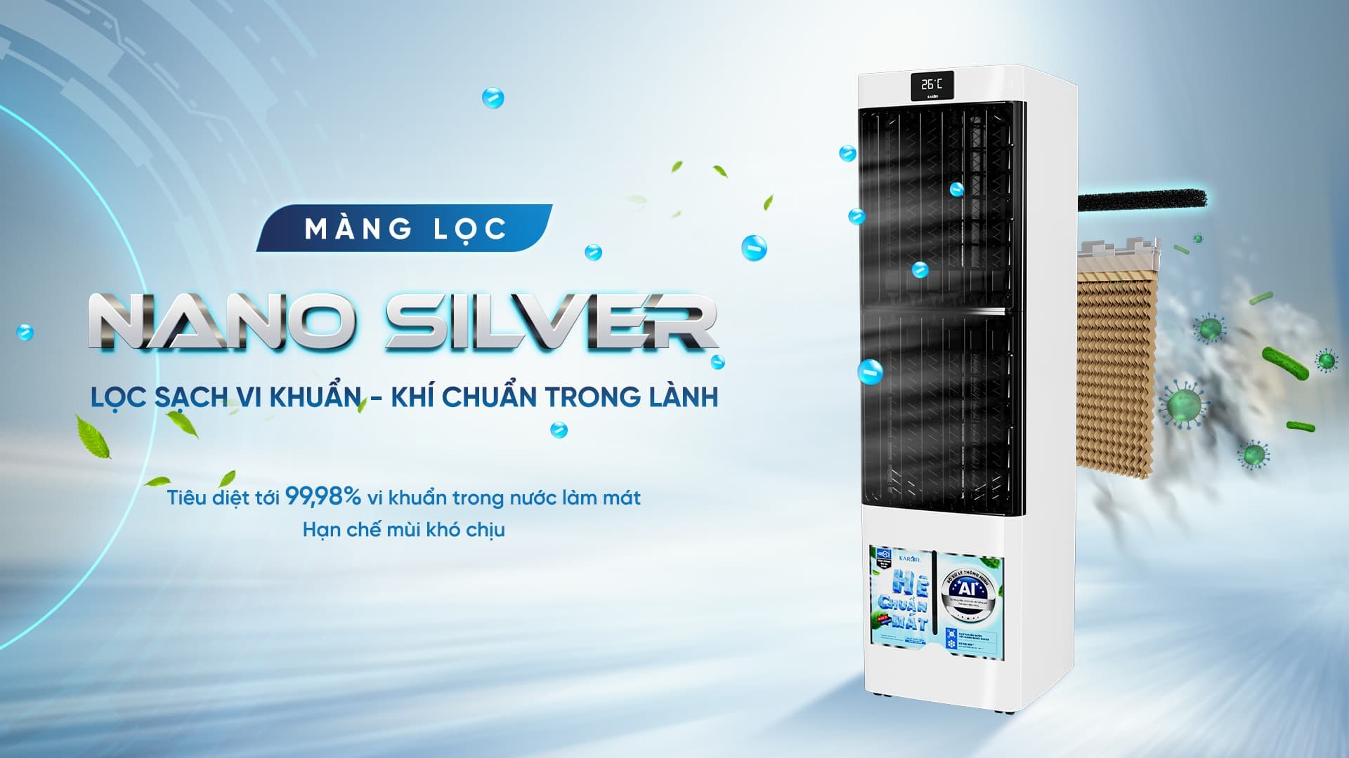 Quạt điều hòa Karofi KAC - H132R