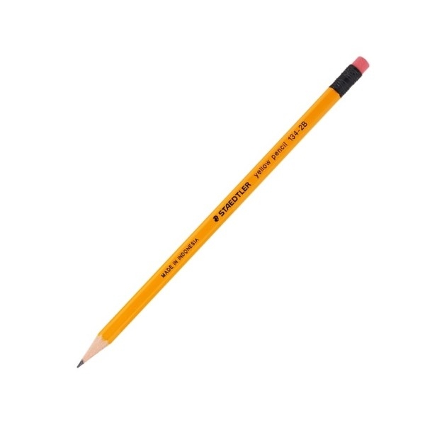 Com bo 2 cái Bút Chì Gỗ Staedtler 134 - 2B, 134 HB