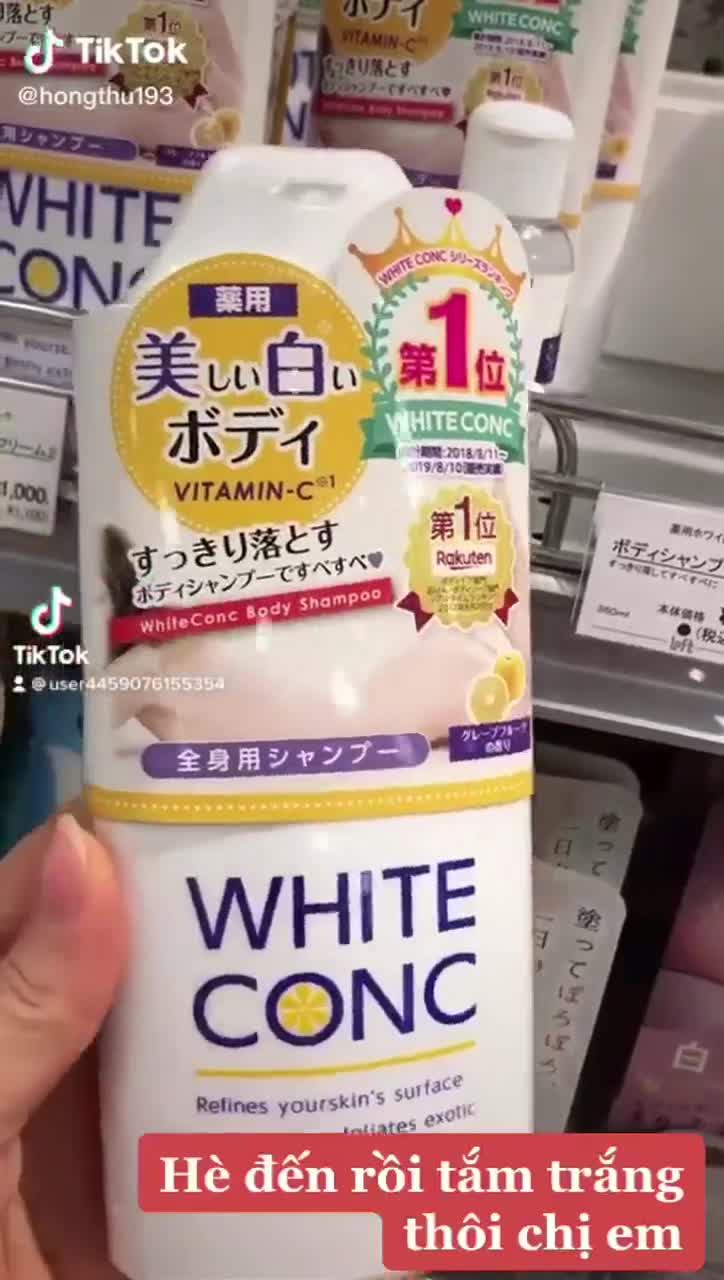 SỮA TẮM TRẮNG DA WHITE CONC BODY SHAMPOO with Vitamin C