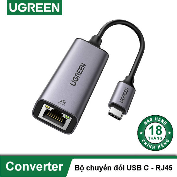 Bảng giá Cáp chuyển đổi USB type C sang cổng mạng LAN 1Gbps RJ45 UGREEN CM199 50737 Phong Vũ