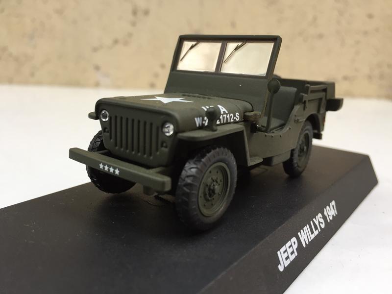 [HCM]Mô hình xe Quân sự Jeep Willy 1947  1:43