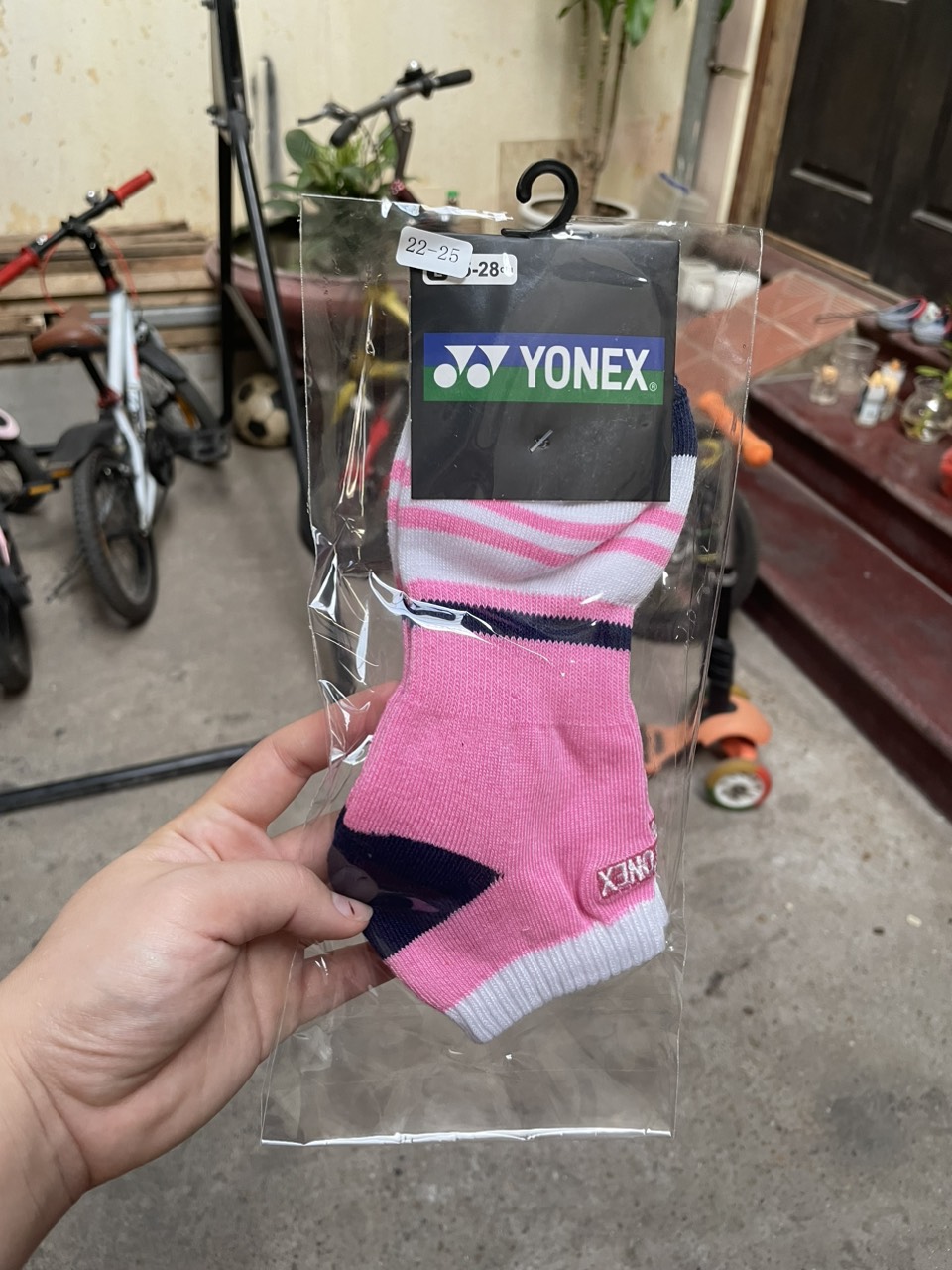 Tất cầu lông Yonex ngắn cổ pha màu