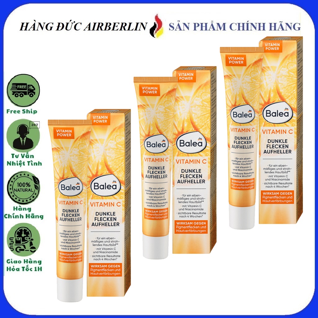 [Hàng Đức chính hãng.HN] Kem sáng da, mờ thâm Balea Dunkle Flecken Aufheller 50ML{hangducairberlin}