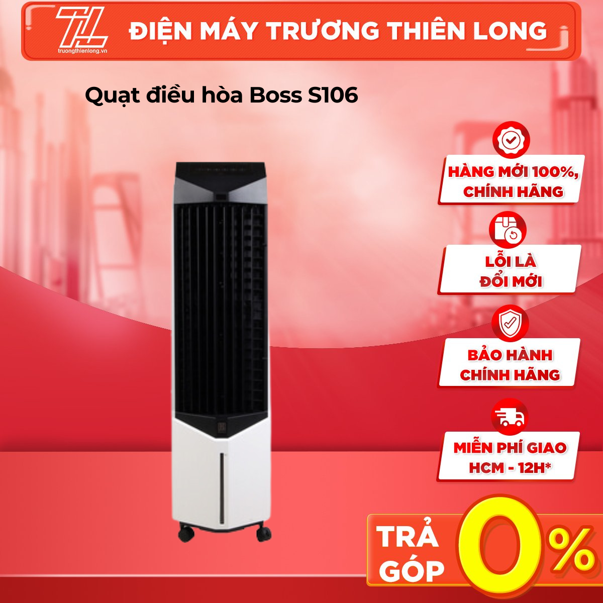 Quạt điều hòa Boss S106 - S-106 - GIAO HÀNG TOÀN QUỐC
