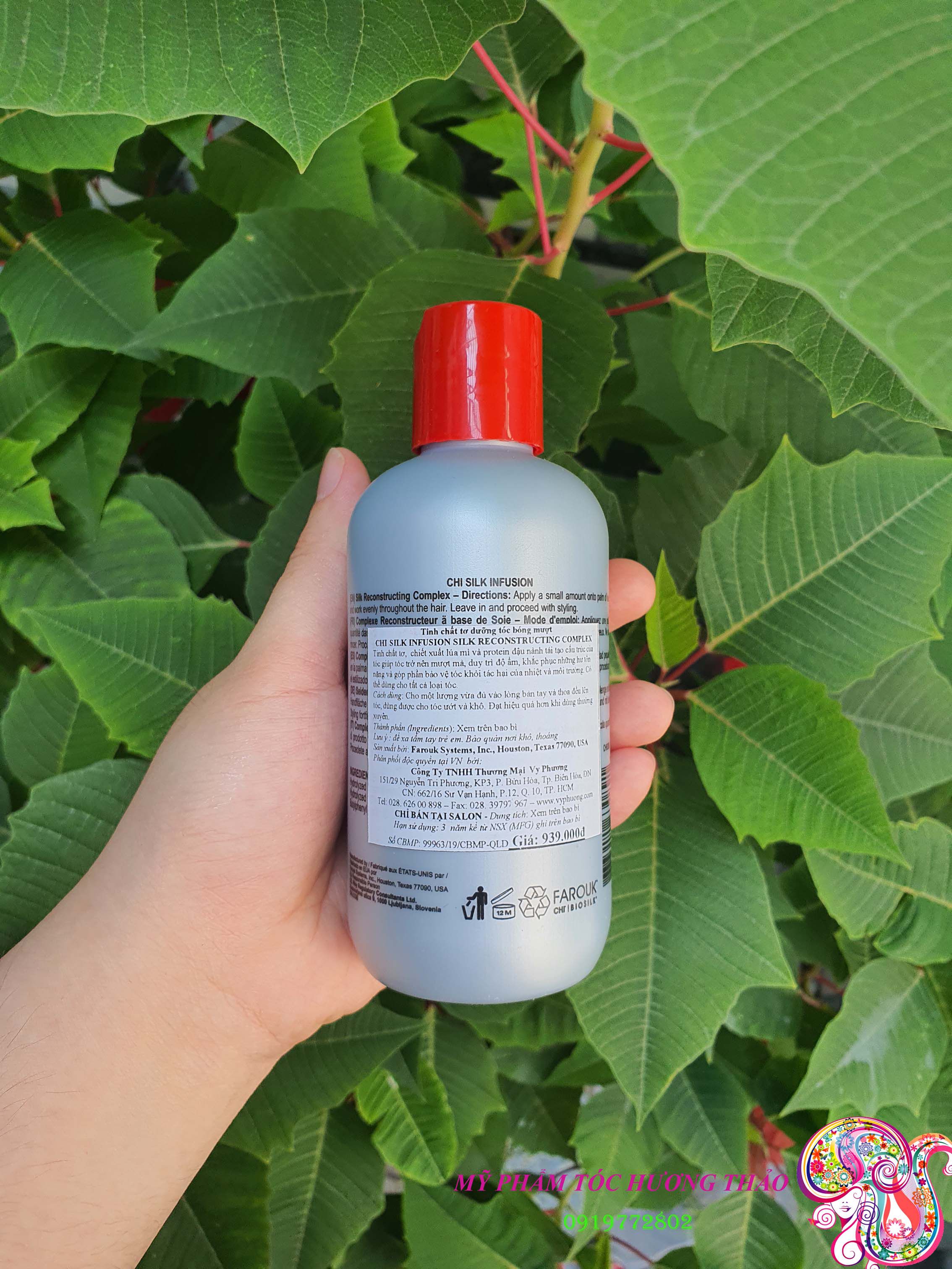 {USA} Tinh Dầu Dưỡng Tóc Bóng Mượt CHI SILK INFUSION RECONSTRUCTING COMPLEX (59ML/ 177ML/ 355ML)