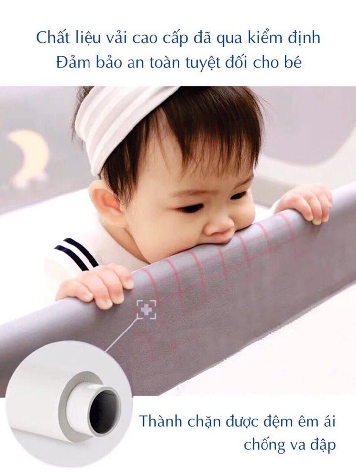 Thanh chặn giường cao cấp dạng trượt Umoo Hàn Quốc