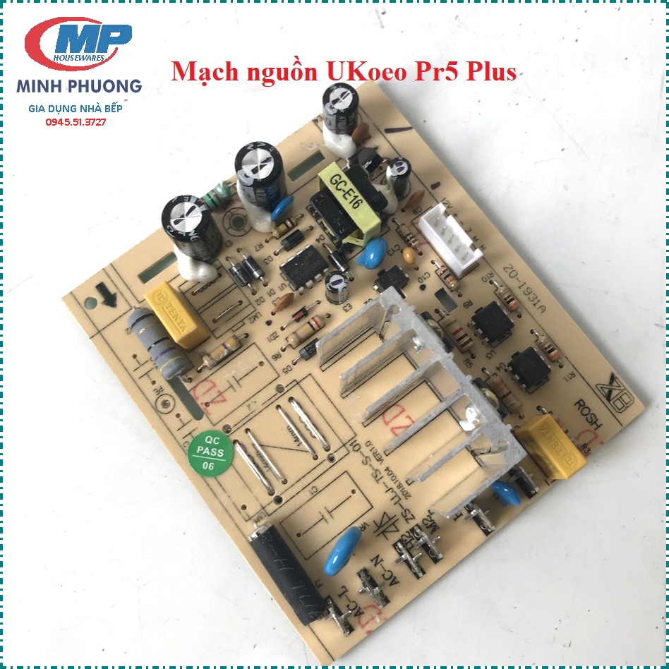 Phụ kiện Mạch điện Máy làm sữa hạt UKOEO PR5 PLUS (Bo main của máy)