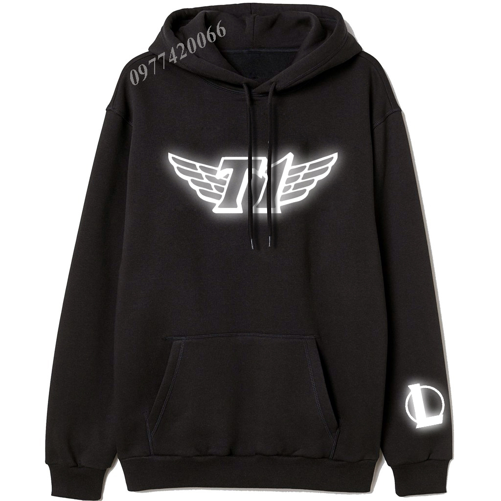 Áo game Liên Minh phản quang, áo hoodie Liên Minh Huyền Thoại Phản quang, áo LOL, áo team T1