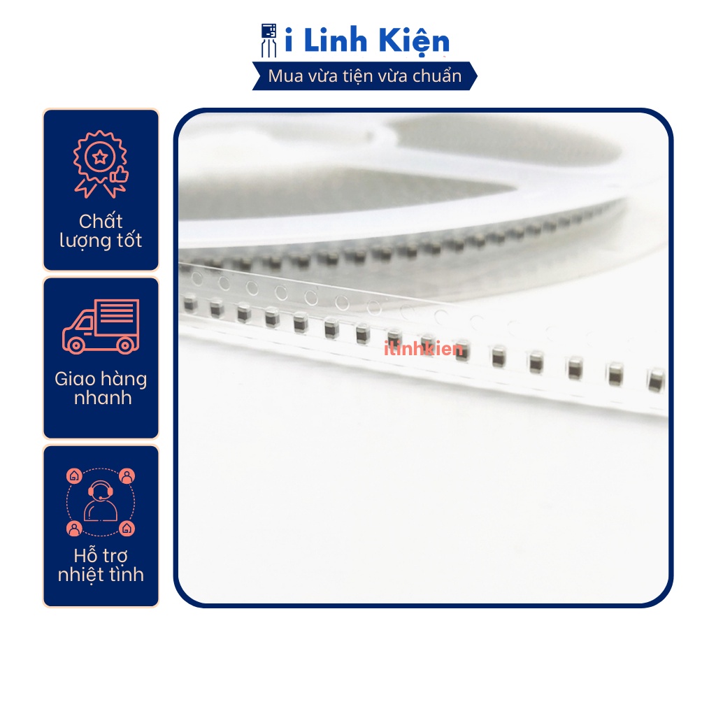 Tụ dán 1206 SMD 1npF - 680nF chất lượng tốt (dây 10c)