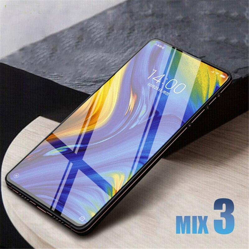 Kính cường lực Xiaomi Mi mix 3 full màn ( Đen)
