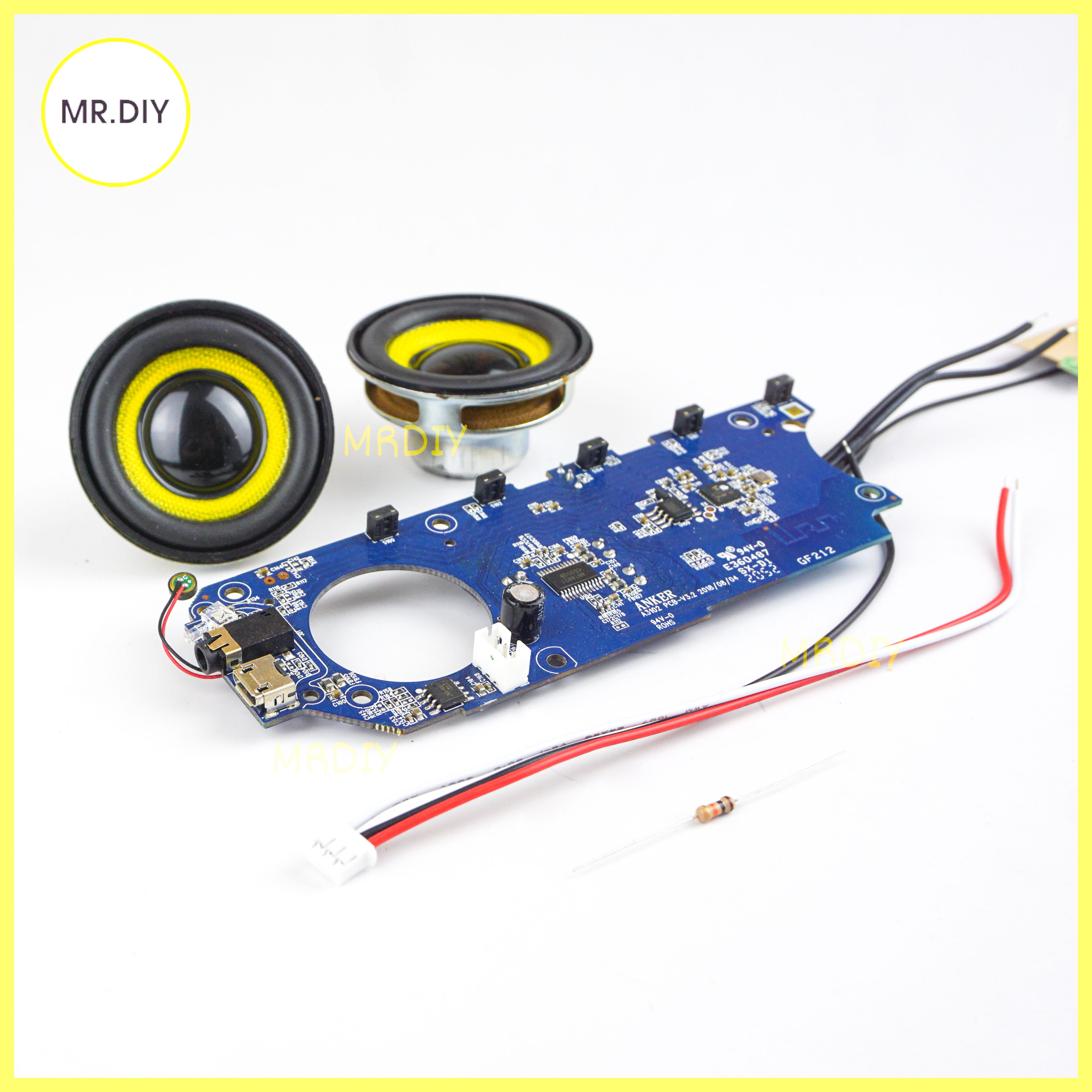 Combo chế loa mạch Anker Soundcore + 2 Loa 8w, DIY Loa Bluetooth
