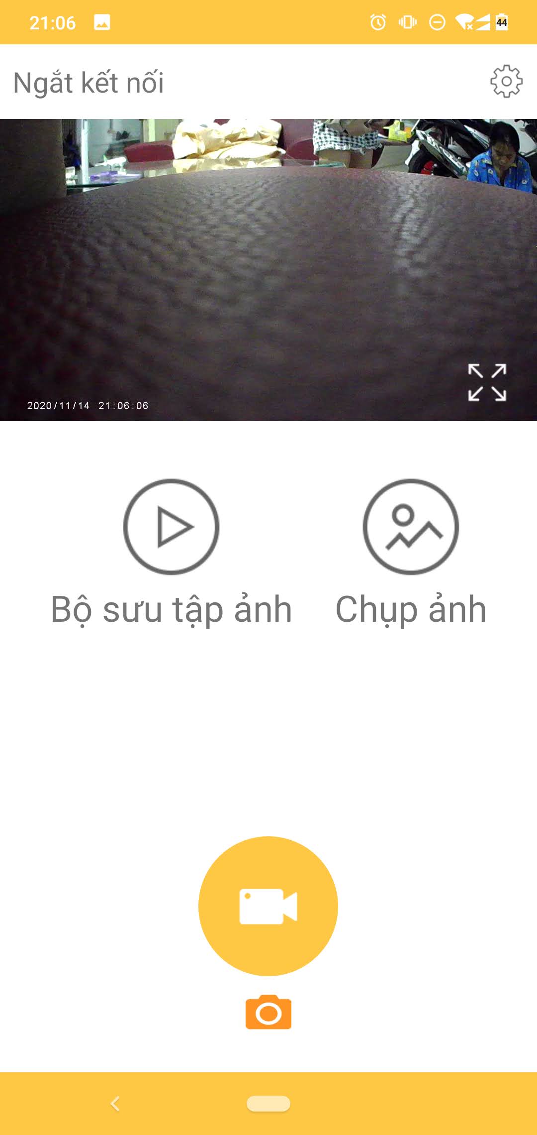 Camera hành trình V2 xem qua điện thoại