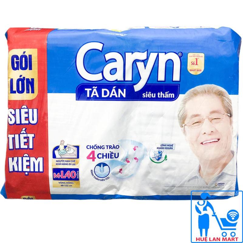 Bỉm Người Già - Tã Dán Caryn Size M-L40 (Vòng hông 68-122cm) tốt nhất