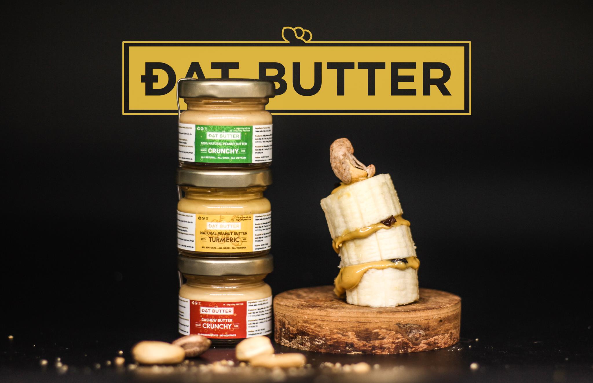 Bơ hạt điều tự nhiên có hạt Đạt Butter 210g