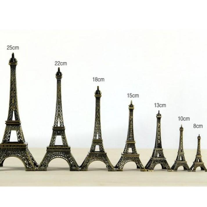 Mô hình tháp Eiffel hợp kim cao 25cm