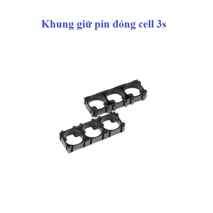 2 Cặp Khung đế pin 18650, Khung giữ cố định pin