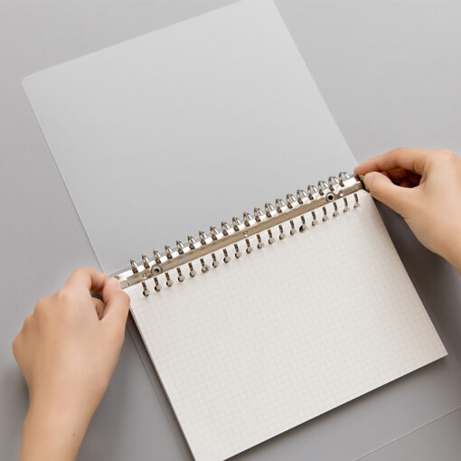 Bìa còng/binder nhựa cứng size A5 - 20 còng