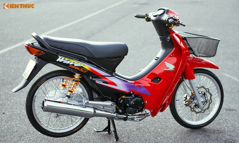 Tem lụa wave 110 s 2000 thái đỏ đen