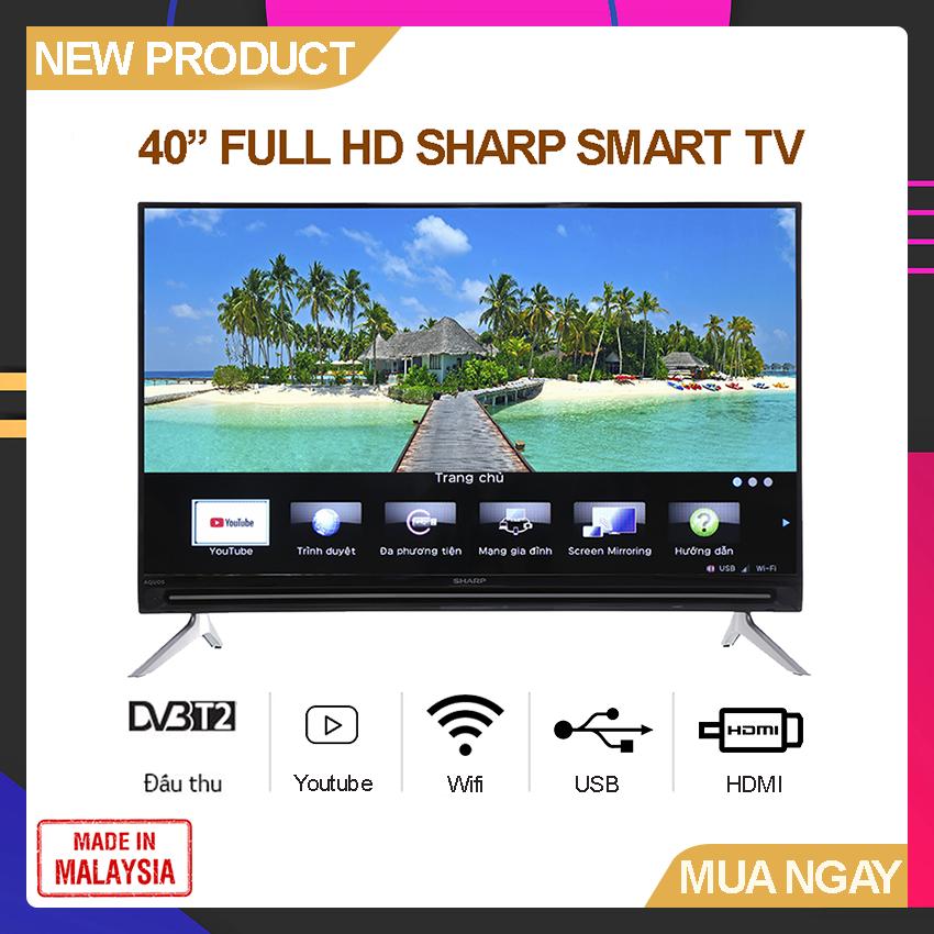 Bảng giá Smart TV Sharp 40 inch Full HD - Model 40SA5500 (Hệ điều hành Easy Smart, Youtube, Tích hợp DVB-T2, Wifi) - Bảo Hành 2 Năm