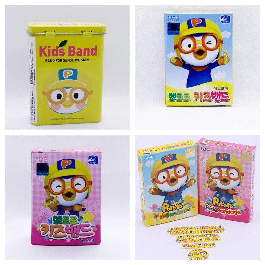 Băng Cá Nhân Trẻ Em Pororo Hàn Quốc