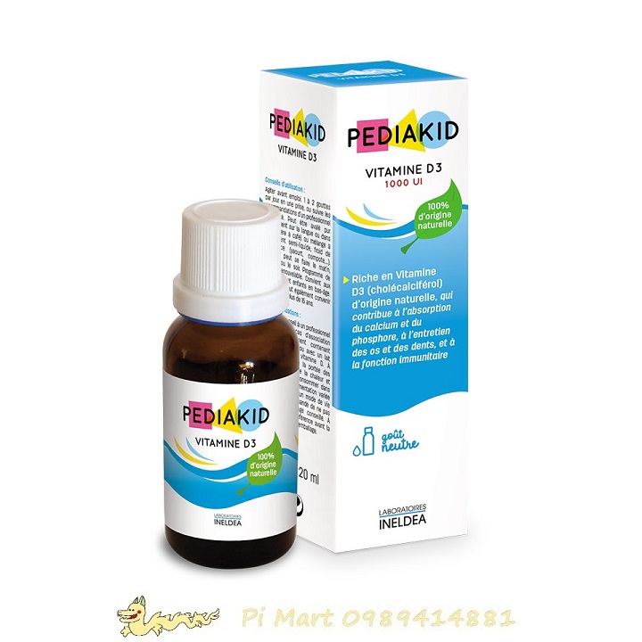 Pediakid vitamins D3 1000ui