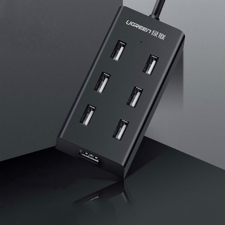 Bộ Chia Usb 7 Cổng 2.0 Ugreen 30374 - Hub Usb 7 Port