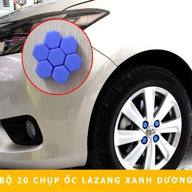 Bộ 20 Chụp ốc trang trí Lazang Silicon 17mm