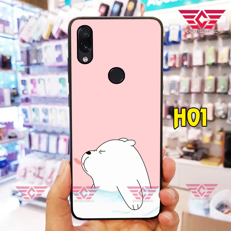 Ốp lưng huawei nova 3i, nova 3e, nova 2i gấu dễ thương