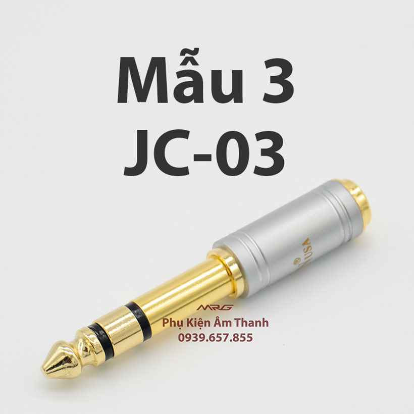 Jack Chuyển Đổi 3.5 Sang 6.5 (lổ cắm 3.5 ra đầu jack 6ly) giá 1 chiếc. JC