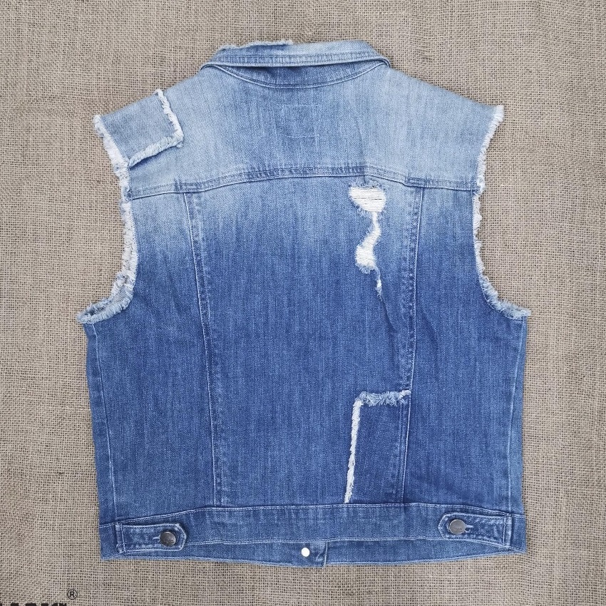 ÁO KHOÁT SÁT NÁCH JEANS NỮ - SJW154 (GI-LÊ)