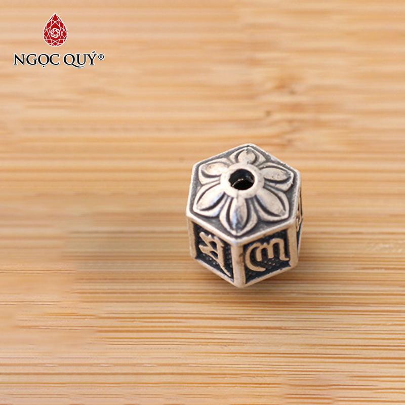 Charm bạc xỏ ngang - Ngọc Quý Gemstones