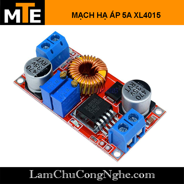 Mạch hạ áp có hạn dòng DC 5A XL4015