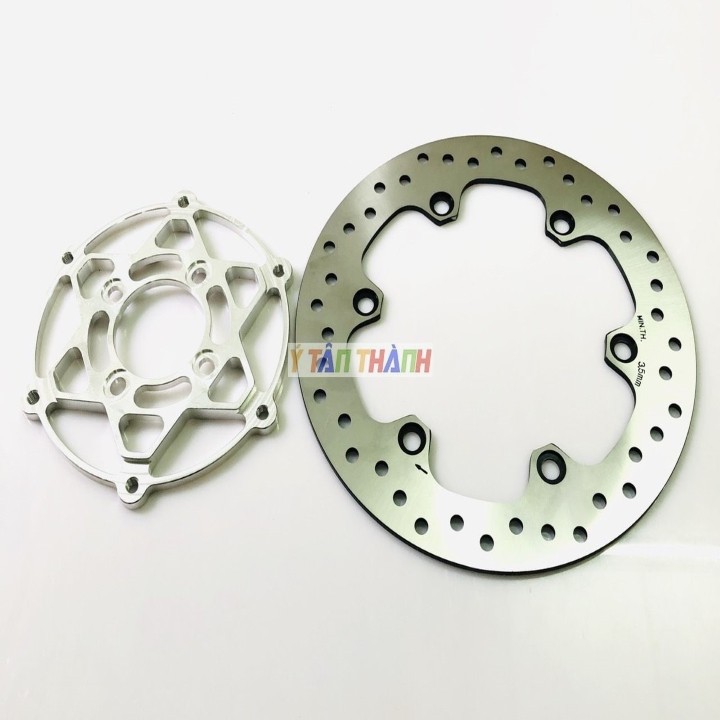Đĩa Thắng 260Mm Lòng Nhôm Bạc
