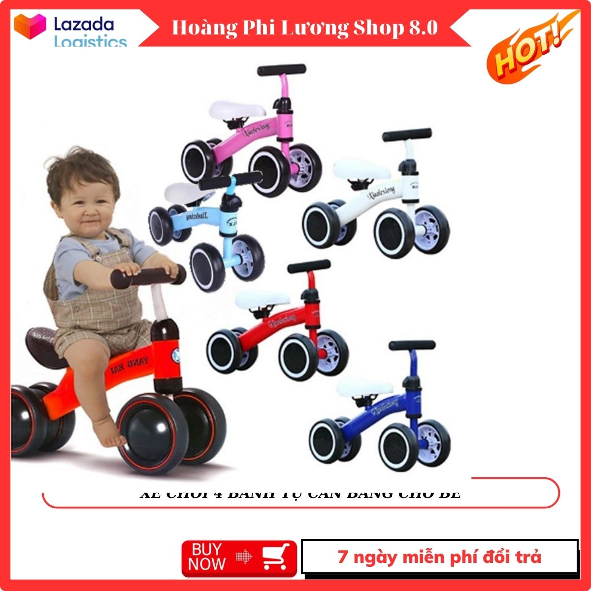 Xe chòi 4 bánh, xe chòi chân cho bé 2 tuổi. xe chòi 4 bánh tự cân bằng cho bé - xe chòi chân cho bé, xe chòi 4 bánh tập di cho bé