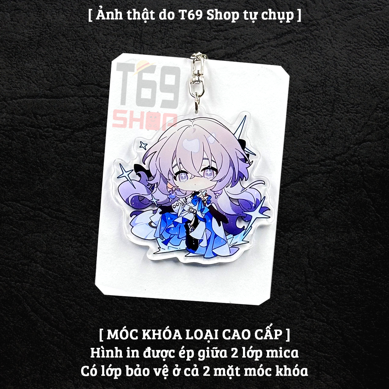 [63 mẫu] Móc khóa mica game Honkai: Star Rail - Cute ver 2 (Loại cao cấp - Hình in ép giữa 2 mặt mica) [T69 Shop]