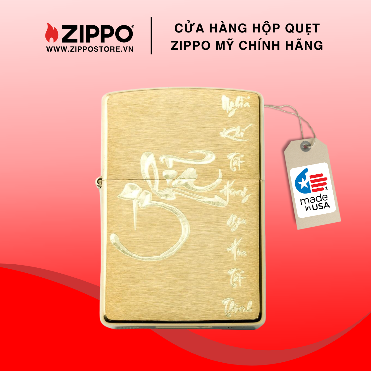 Bật Lửa Zippo Chữ Nghĩa