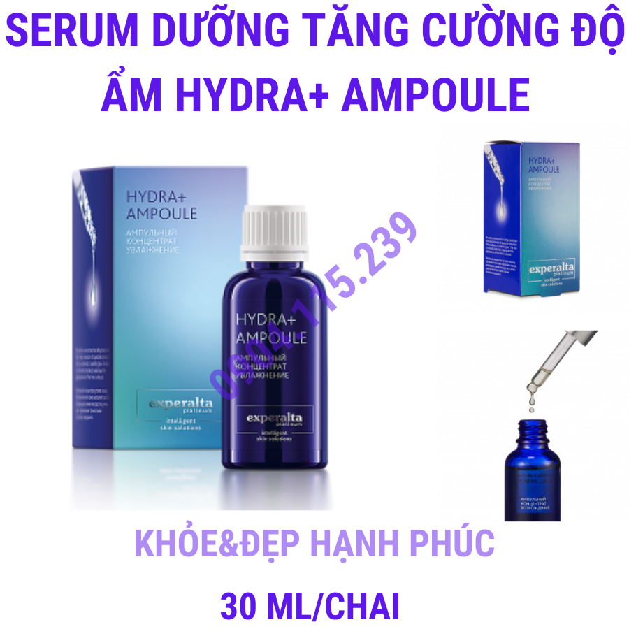 [ 416106 ] Serum dưỡng da Experalta Platinum HYDRA+ AMPOULE – 30 ml/chai