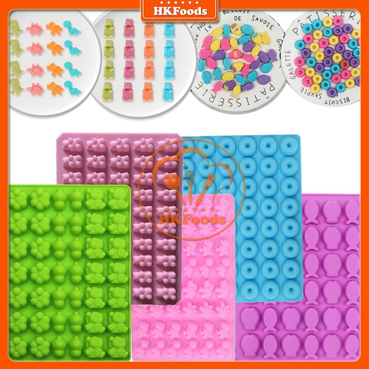 KHUÔN SILICON LÀM THẠCH RAU CÂU SOCOLA KẸO CHIP CHIP MẪU MINI TỰ CHỌN