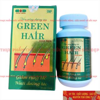 Viên Uống Dưỡng Tóc GREEN HAIR Hoa Sen - Lọ 60 viên nang - Giảm Rụng Tóc Bạc Tóc thumbnail