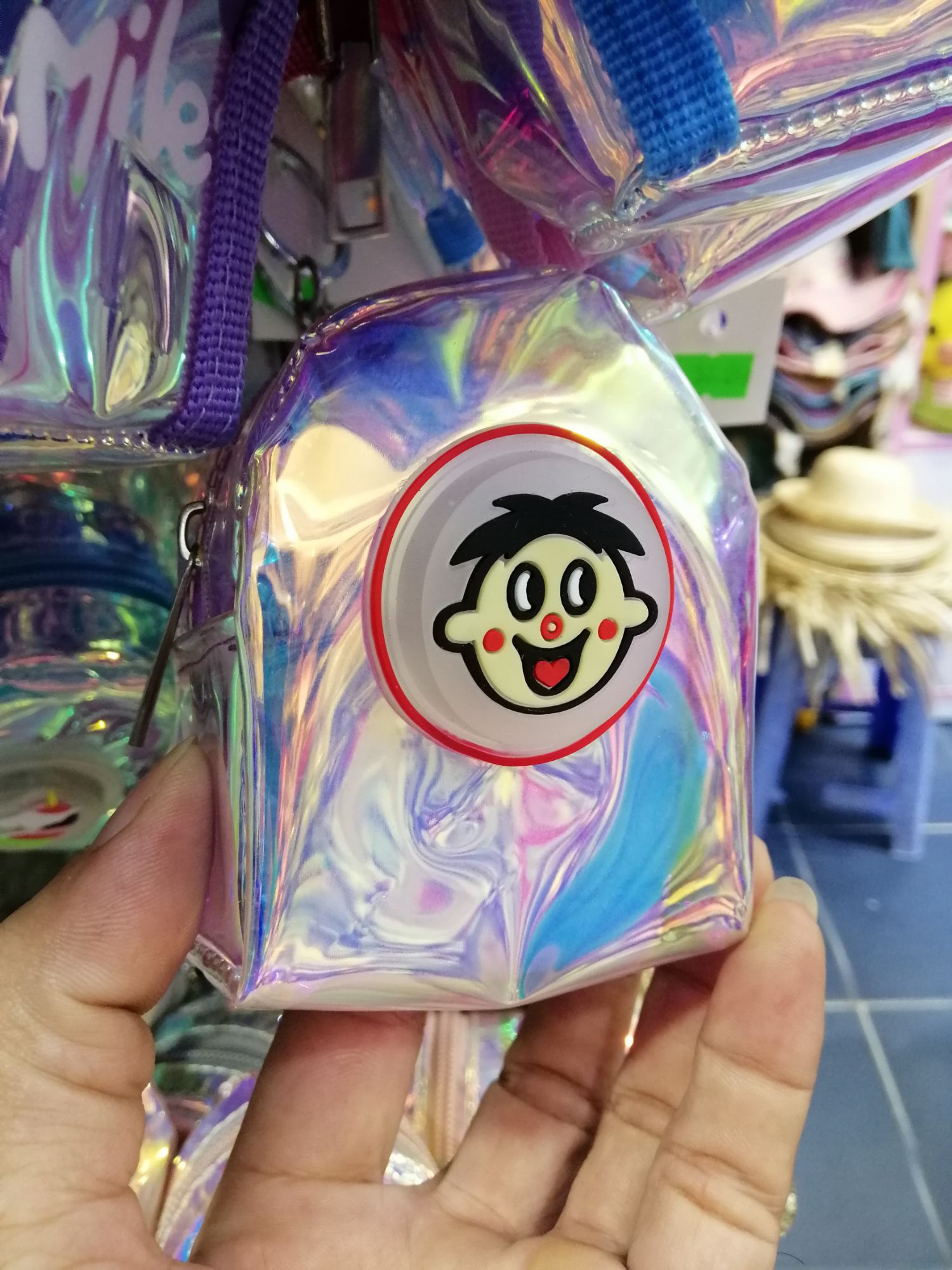 MÓC KHÓA BÓP HOLOGRAM CÓ ĐÈN