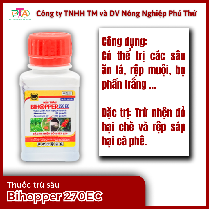 Thuốc trừ sâu BiHopper 270EC chai 50ml