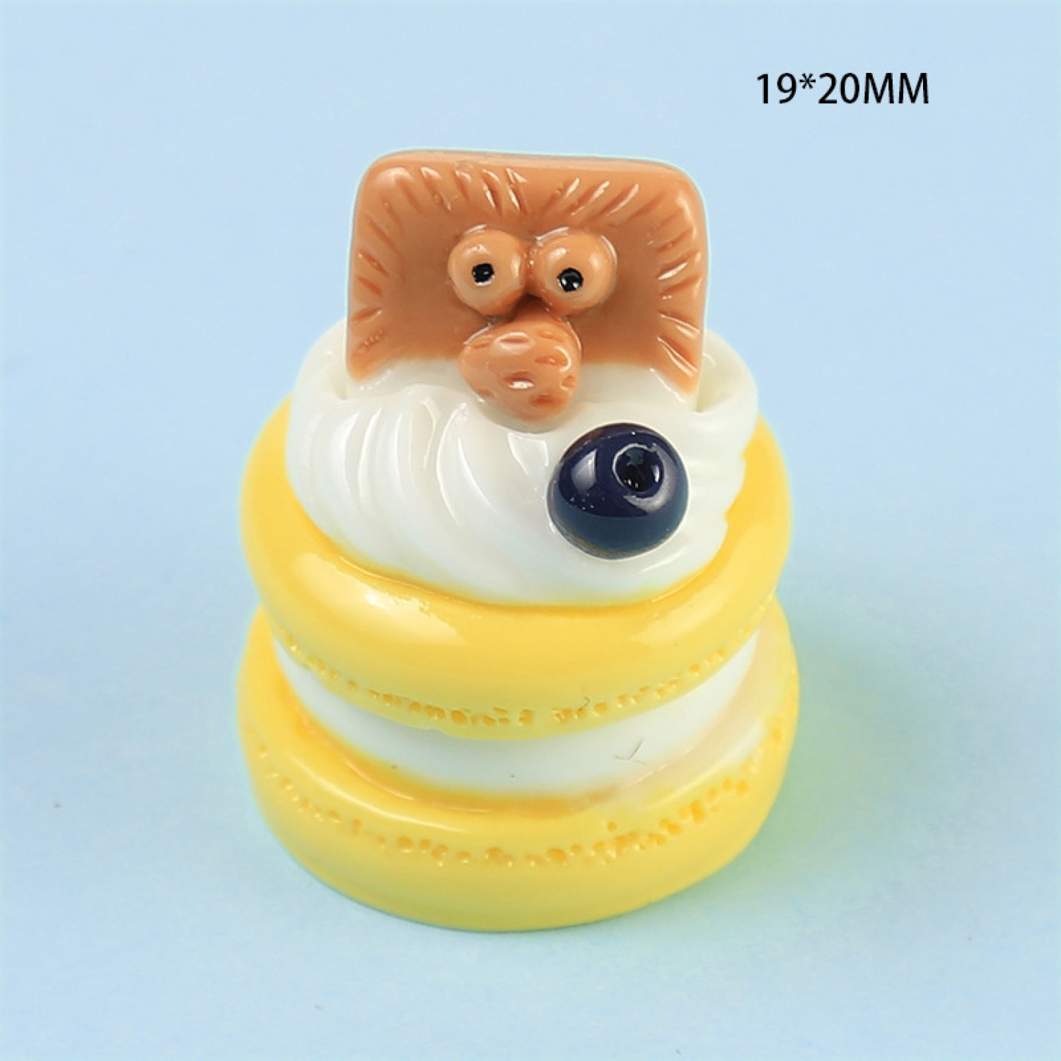 Mô hình bánh macaron kem trang trí nhà búp bê