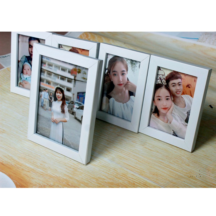 Khung ảnh 10x15, 13x18, 15x21. Tặng kèm đinh ba chân không phải khoan tường